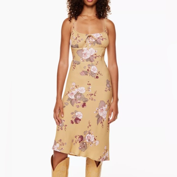 Aritzia Wilfred Bellow Dress Floral - Picture 3 of 5